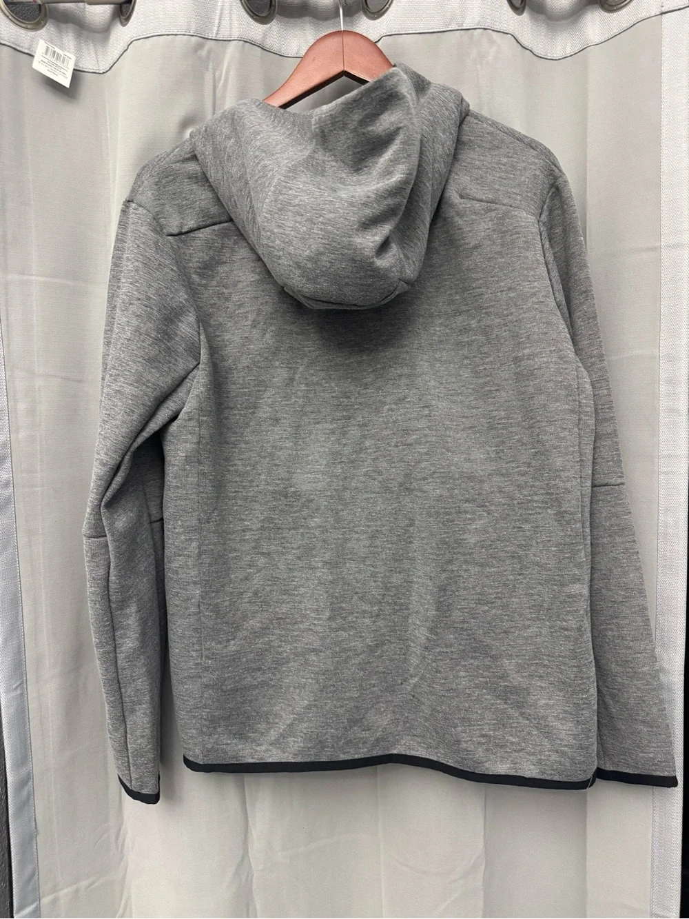 Nike Men's Gray Full-Zip Tech Fleece Hoodie XL